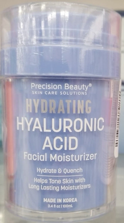 Precision Beauty  Hyaluronic Acid Facial Moisturizer Helps Skin Tone 3.4oz NEW!! - Lumi and Leo