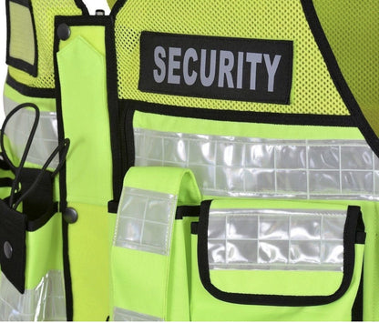 Premium Security Vest High Visibility Reflective Safety Vest - Lumi and Leo