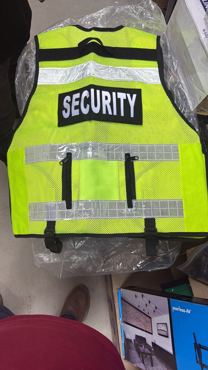 Premium Security Vest High Visibility Reflective Safety Vest - Lumi and Leo