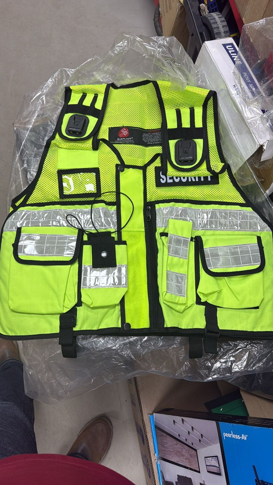 Premium Security Vest High Visibility Reflective Safety Vest - Lumi and Leo