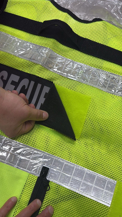 Premium Security Vest High Visibility Reflective Safety Vest - Lumi and Leo