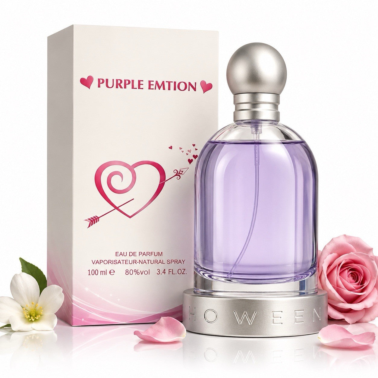 Purple Emtion Eau de Parfum for Women 100ml Long Lasting Fragrance Spray - Lumi and Leo