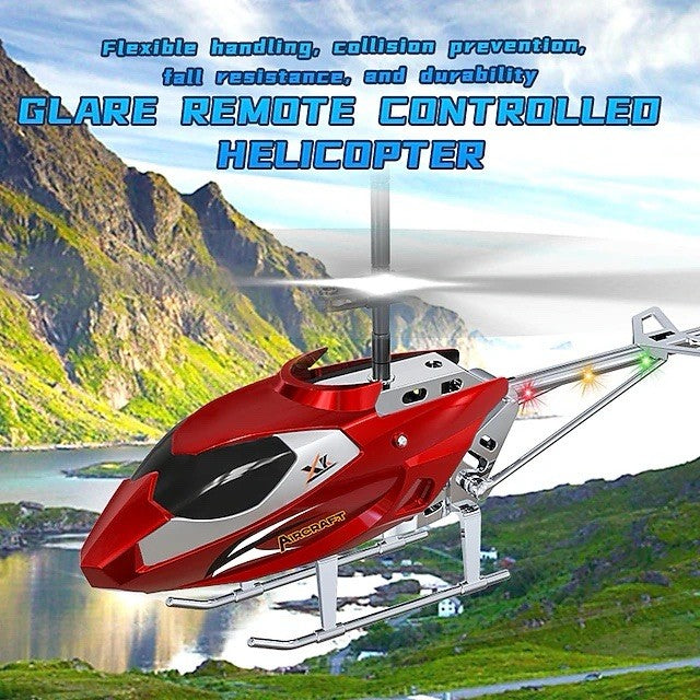 RC Helicopter Lights Remote Control Aircraft for Kids