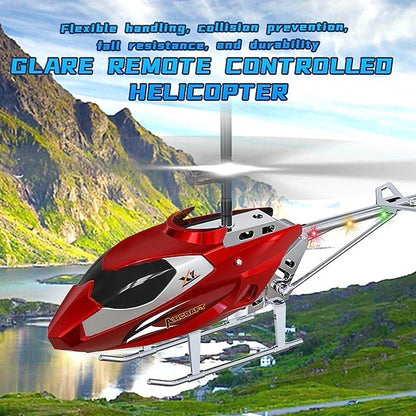 RC Helicopter Lights Remote Control Aircraft for Kids - Lumi and Leo