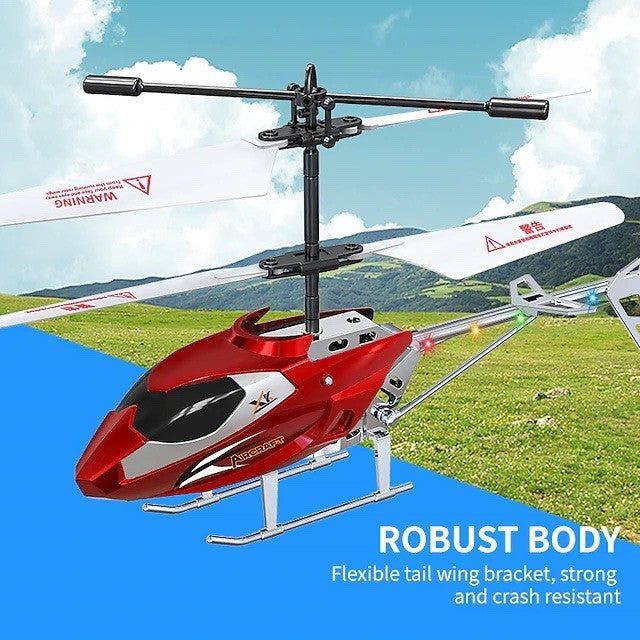 RC Helicopter Lights Remote Control Aircraft for Kids