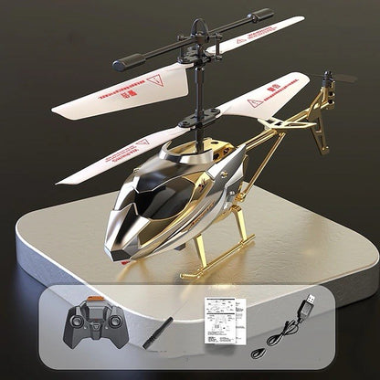 RC Helicopter Lights Remote Control Aircraft for Kids - Lumi and Leo