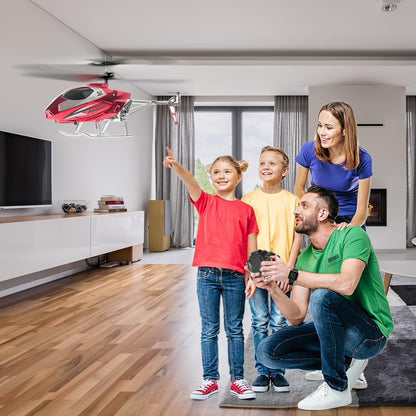 RC Helicopter Lights Remote Control Aircraft for Kids - Lumi and Leo