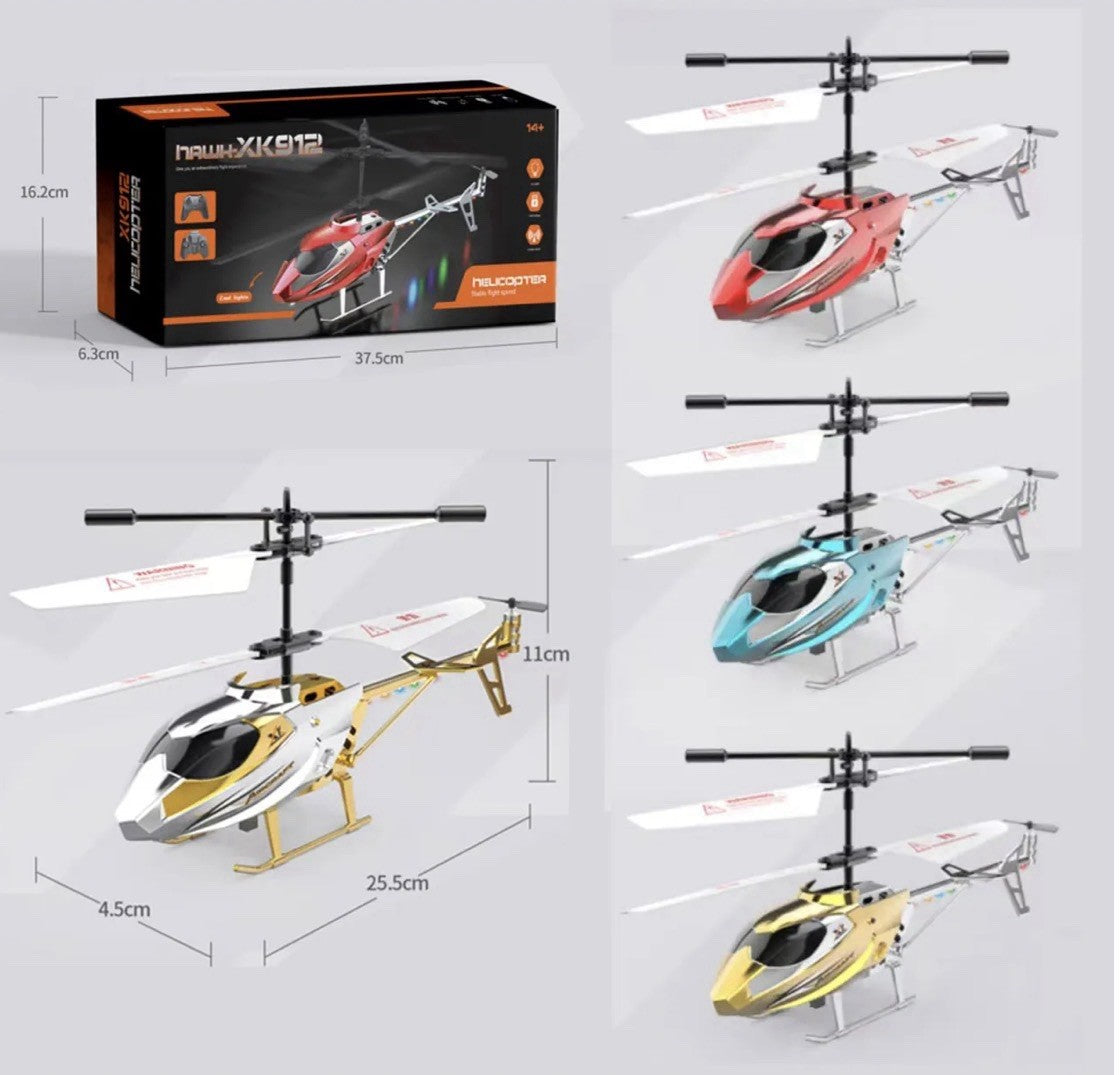 RC Helicopter Lights Remote Control Aircraft for Kids - Lumi and Leo