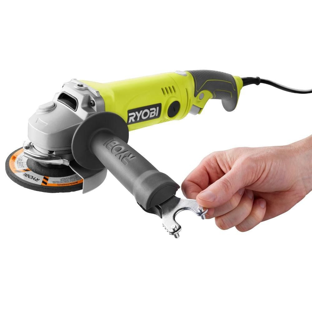 RYOBI 7.5 Amp 4.5 in. Corded Angle Grinder - Lumi and Leo