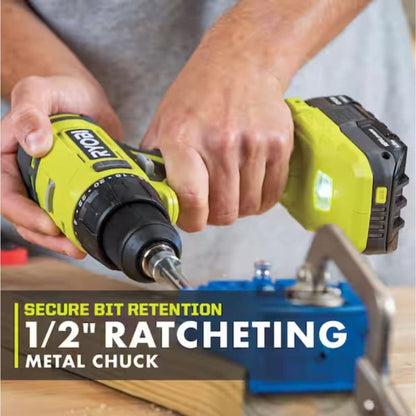 RYOBI ONE+ 18V Cordless 1/2 in. Drill/Driver PCL206 (Tool Only) - Lumi and Leo