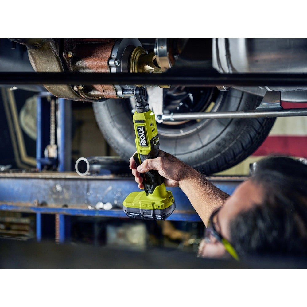 RYOBI ONE+ 18V HP Brushless Cordless Compact 1/4 in. High Speed Ratchet - Lumi and Leo