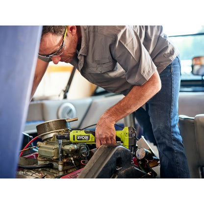 RYOBI ONE+ 18V HP Brushless Cordless Compact 1/4 in. High Speed Ratchet - Lumi and Leo