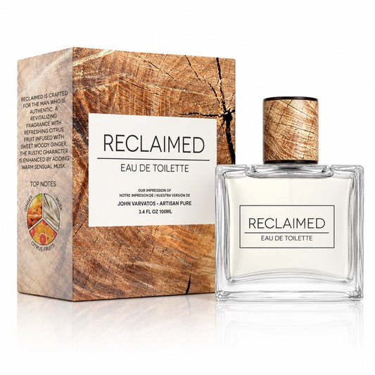 Reclaimed Eau de Toilette for Men 100ml Long Lasting Citrus Woody Fragrance - Lumi and Leo