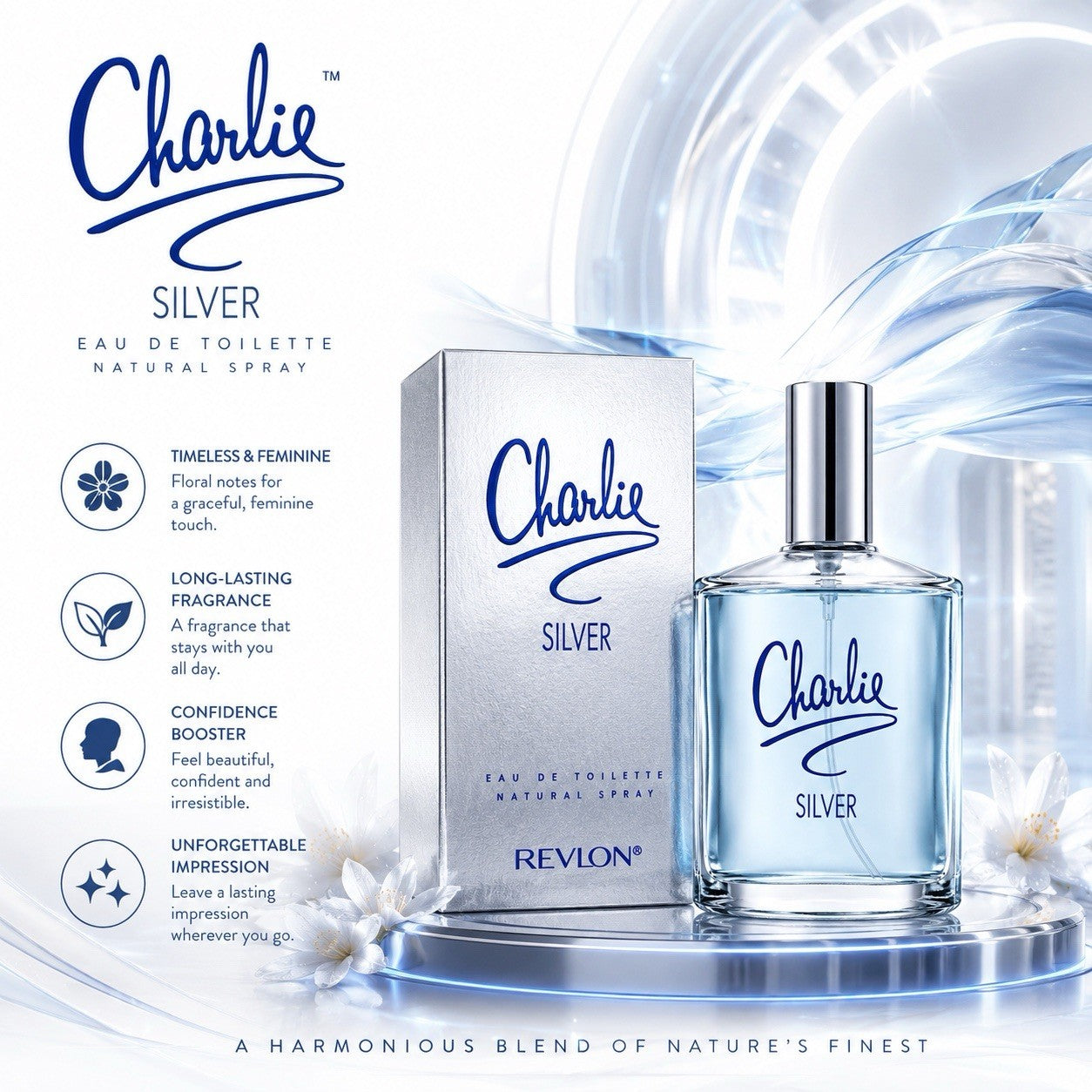 Revlon Charlie Collection 4 Pack EDT 100ml Gold Silver Red Blue for Women - Lumi and Leo
