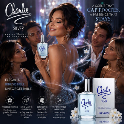 Revlon Charlie Collection 4 Pack EDT 100ml Gold Silver Red Blue for Women - Lumi and Leo
