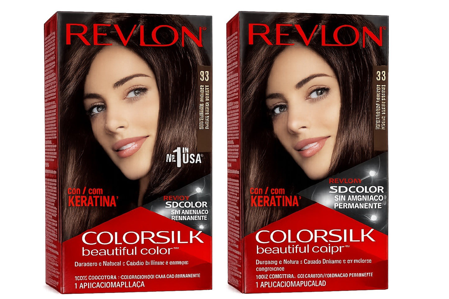 Revlon Colorsilk Beautiful Color Permanent Hair Color, 33 Long-Lasting  2 Pack - Lumi and Leo