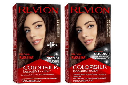Revlon Colorsilk Beautiful Color Permanent Hair Color, 33 Long-Lasting  2 Pack - Lumi and Leo