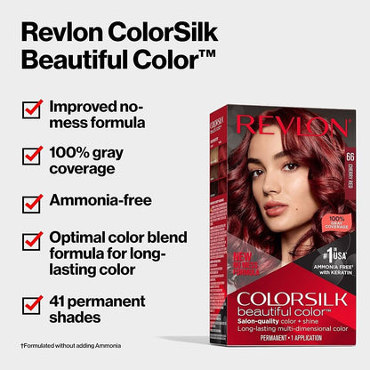 Revlon Colorsilk Beautiful Color Permanent Hair Color, 33 Long-Lasting  2 Pack - Lumi and Leo