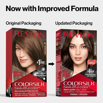 Revlon Colorsilk Beautiful Color Permanent Hair Color, Long-Lasting  2 Pack - Lumi and Leo