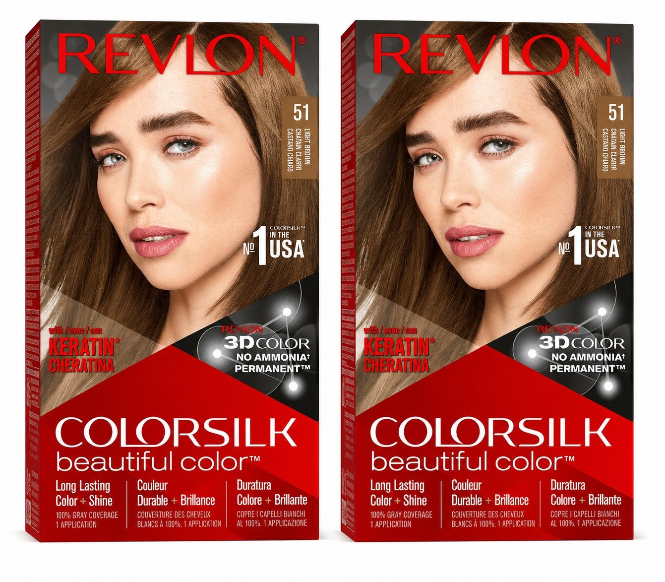 Revlon Colorsilk Beautiful Color Permanent Hair Color, Long-Lasting  2 Pack - Lumi and Leo