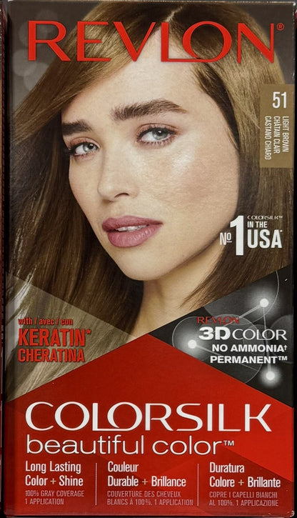 Revlon Colorsilk Beautiful Color Permanent Hair Color, Long-Lasting  2 Pack - Lumi and Leo