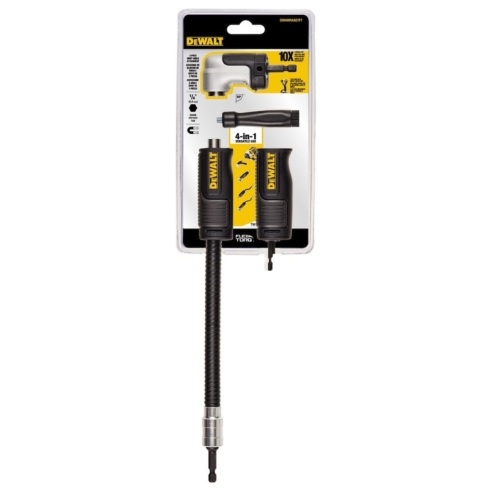 Right Angle Drill Adaptor, 2-In-1 Attachment - DWAMRAFT