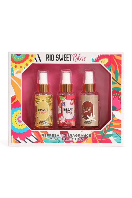 Rio Sweet Bliss Refreshing Fragrance Mist Collection Gift Set 3 x 50ml - Lumi and Leo