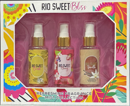 Rio Sweet Bliss Refreshing Fragrance Mist Collection Gift Set 3 x 50ml - Lumi and Leo