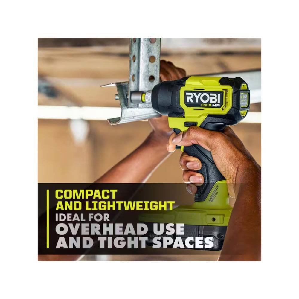 Ryobi One+ HP 18V Cordless Impact Driver Kit