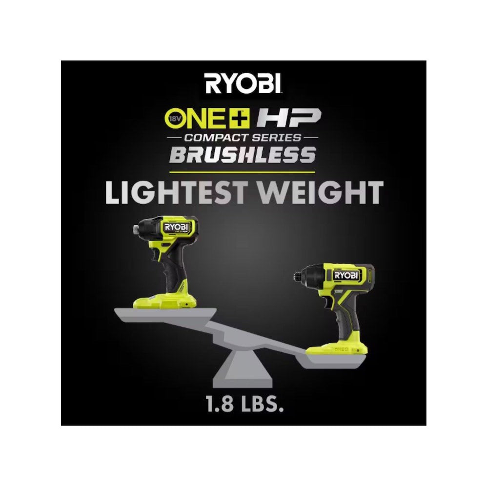 Ryobi One+ HP 18V Cordless Impact Driver Kit