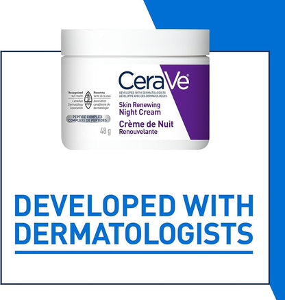 *** SALE CERAVE ** Skin Renewing Night Cream Niacinimide & More! Free Ship - Lumi and Leo