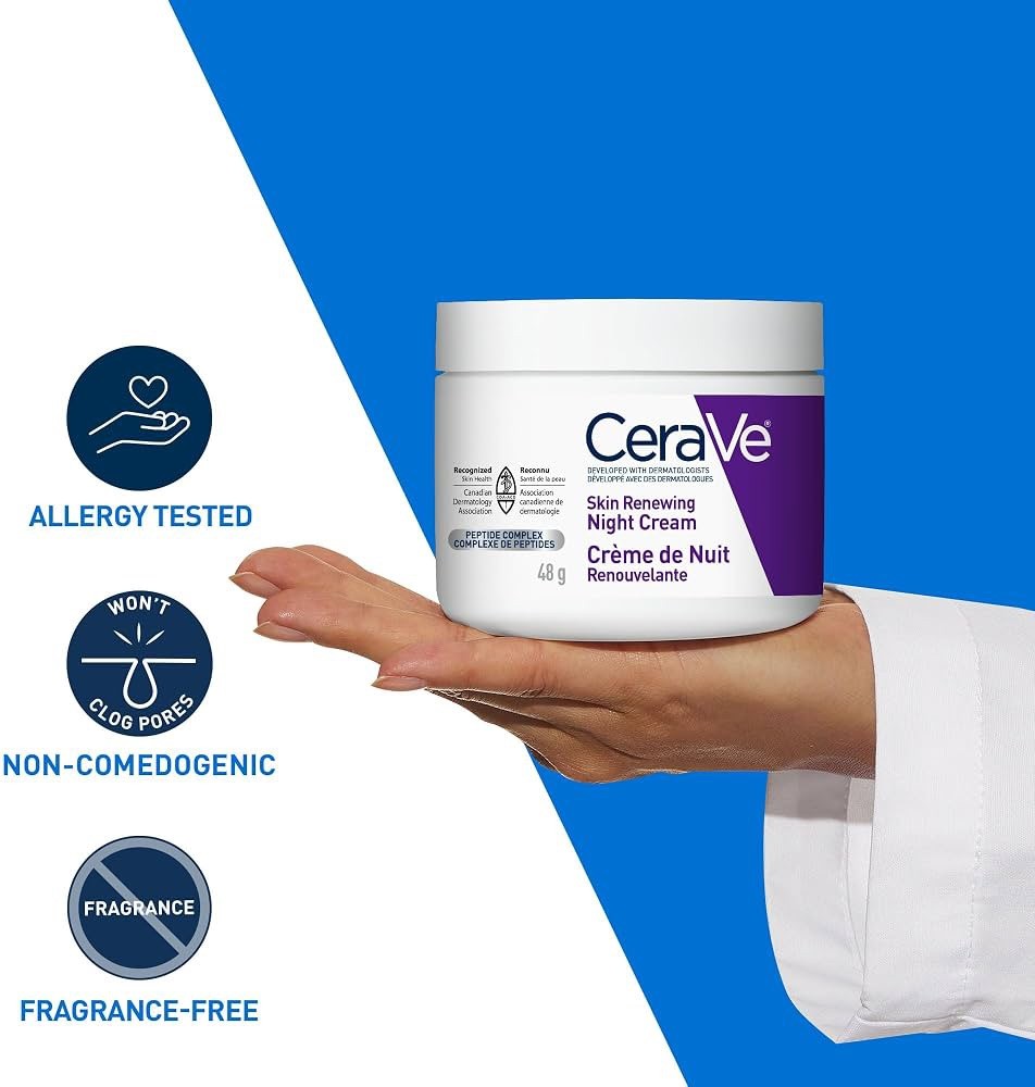 *** SALE CERAVE ** Skin Renewing Night Cream Niacinimide & More! Free Ship