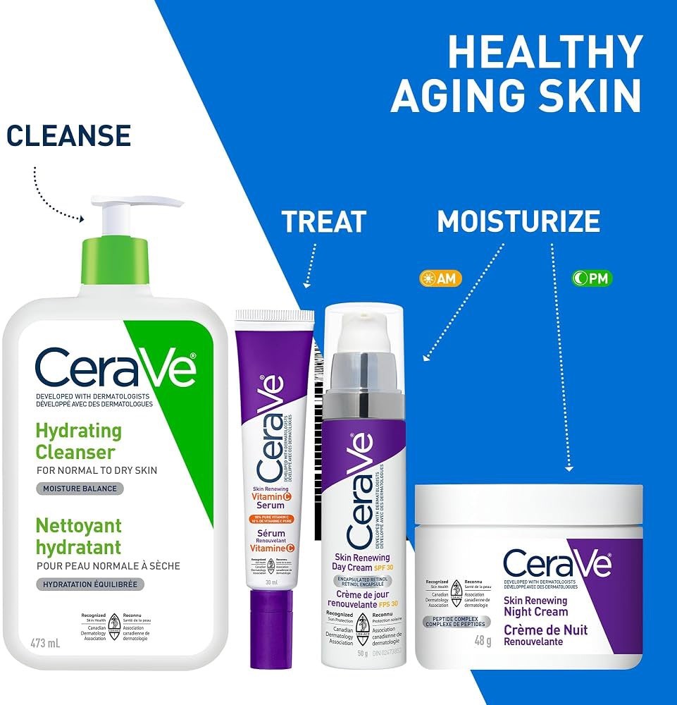 *** SALE CERAVE ** Skin Renewing Night Cream Niacinimide & More! Free Ship