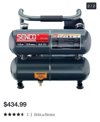 SENCO PROFESSIONAL AIR COMPRESSOR - Lumi and Leo