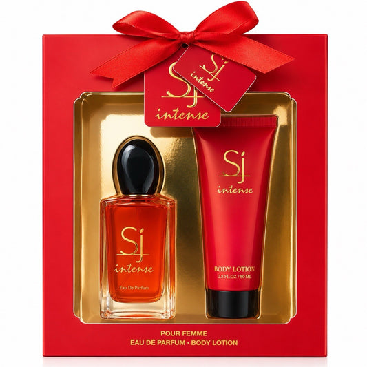 SJ Intense Eau De Parfum & Body Lotion Gift Set for Women Luxury Fragrance - Lumi and Leo