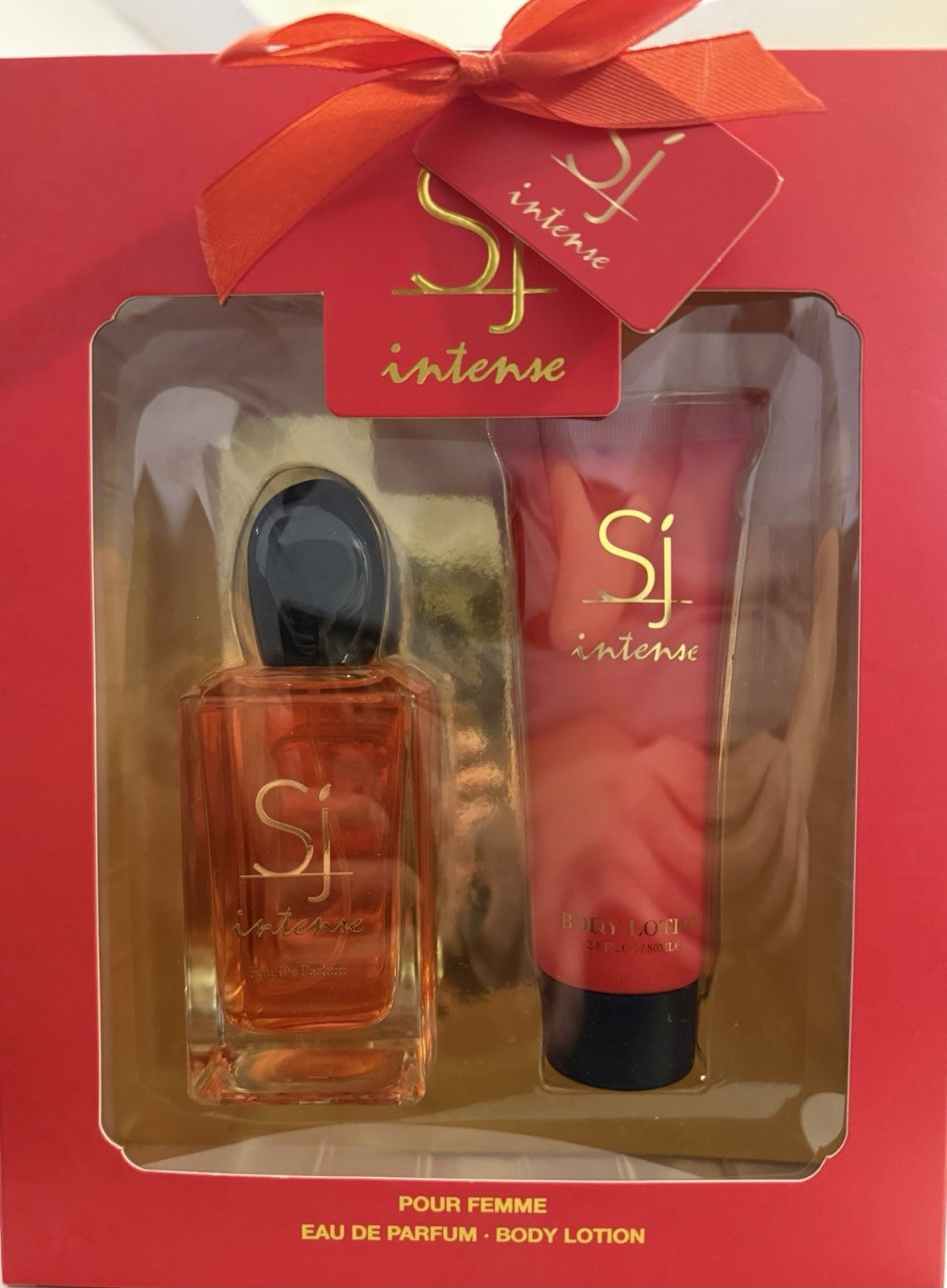 SJ Intense Eau De Parfum & Body Lotion Gift Set for Women Luxury Fragrance