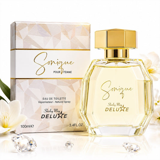 SONIQUE FOR WOMEN celebrity 3.3 oz EDT perfume spray by SHIRLEY MAY DELUXE - Lumi and Leo