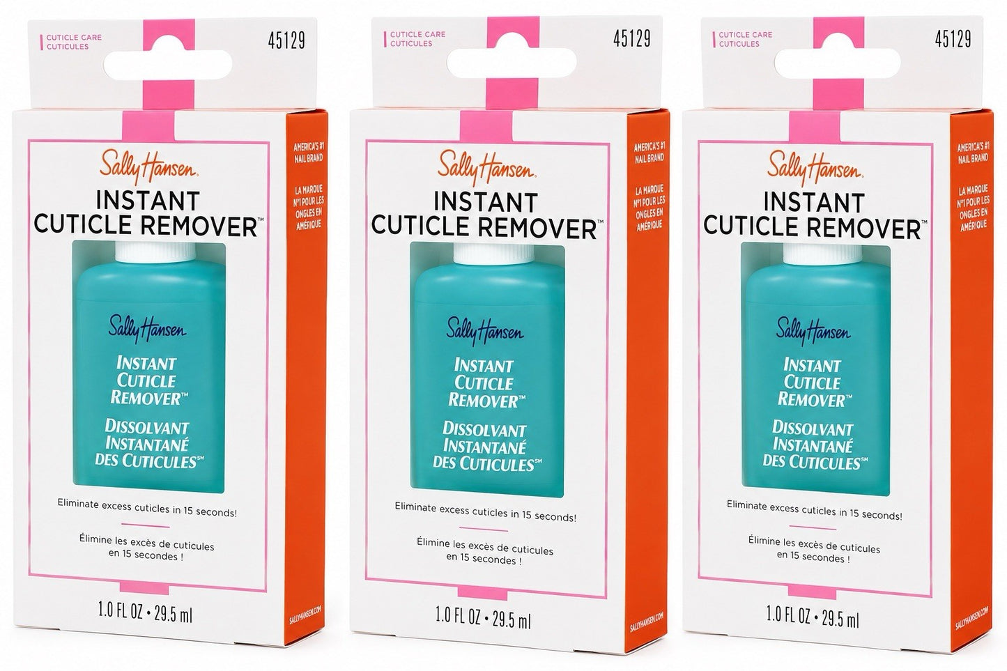 Sally Hansen Instant Cuticle Remover 29.5mL Nail Care Gel 3 Pack New - Lumi and Leo