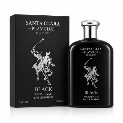 Santa Clara Play Club Black Pour Homme Eau De Parfum 100ml 3.4 fl oz - Lumi and Leo