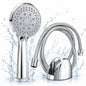 Senior Sanitary Wares Handheld Shower Head Hose Holder Chrome X6222020 - Lumi and Leo