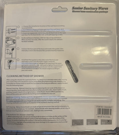 Senior Sanitary Wares Handheld Shower Head Hose Holder Chrome X6222027 - Lumi and Leo