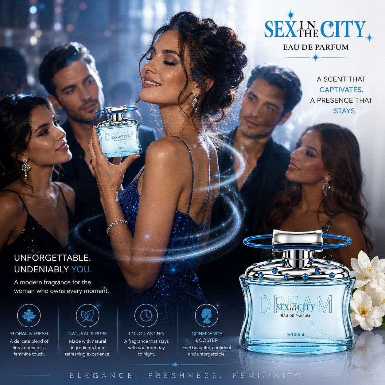 Sex in the City Dream Eau de Parfum 100ml Women's Fragrance Spray New - Lumi and Leo