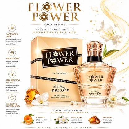 Shirley May Deluxe Flower Power Women’s EDT Spray 100ml New in Box - Lumi and Leo