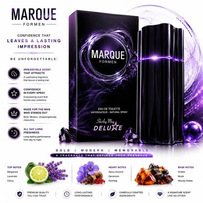 Shirley May Deluxe Marque For Men EDT 100ml Eau de Toilette Spray New - Lumi and Leo