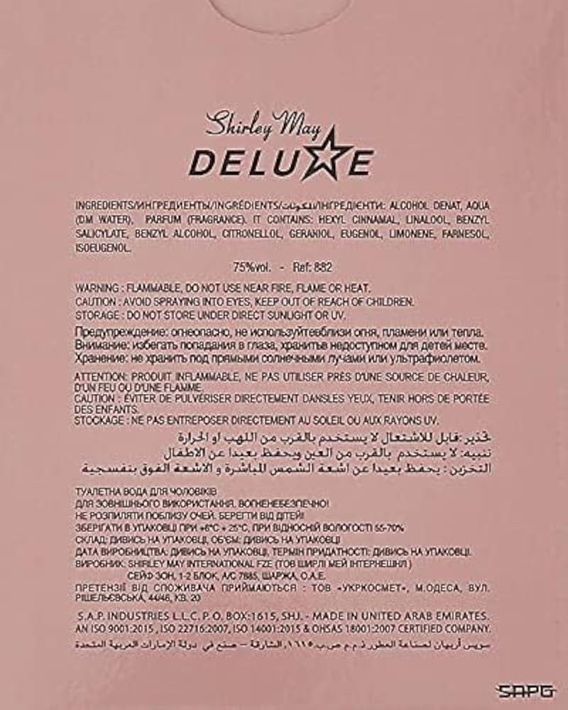 Shirley May Deluxe So Bloom Eau de Toilette Women 100ml Floral Spray