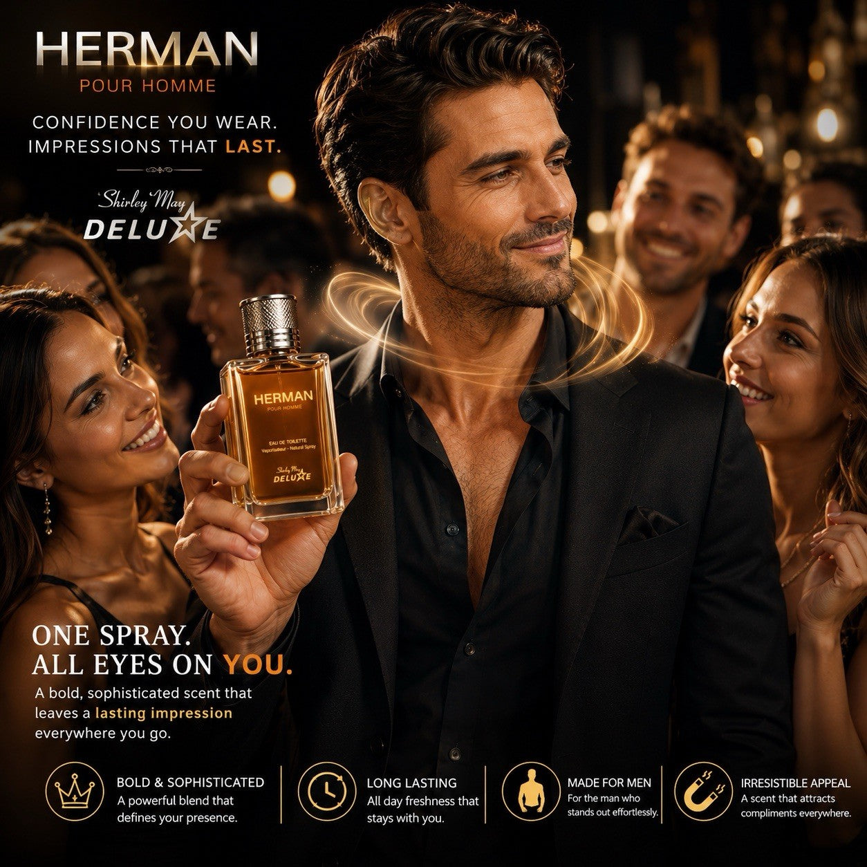 Shirley May Men’s Cologne 4 Pack EDT 100ml Cross Voyager Vector Herman - Lumi and Leo