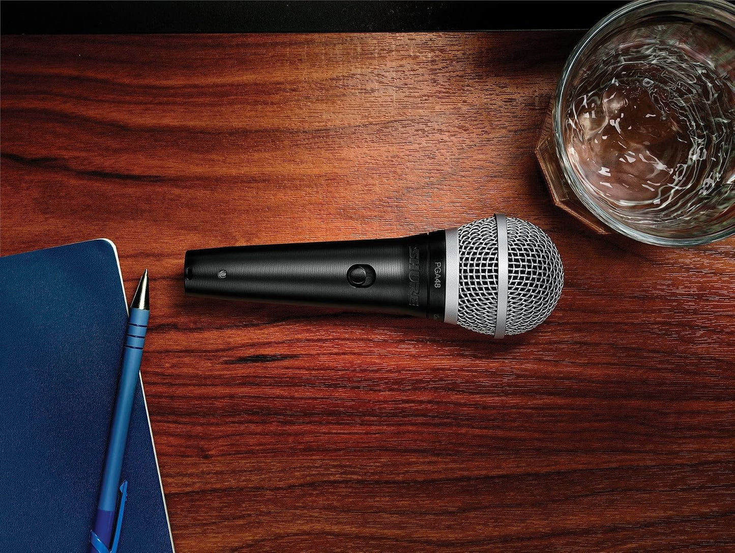 Shure - PGA48-QTR - Cardioid Dynamic Vocal Microphone with XLR to 1/4" Cable - Lumi and Leo