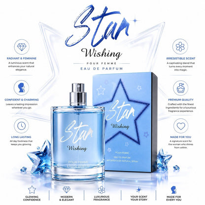 Star Wishing Eau De Parfum for Women 100ml Long Lasting Spray Perfume - Lumi and Leo