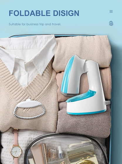 Steamer for Clothes, 1200W Foldable Clothes Steamer, Handheld Garment Steamer - Lumi and Leo