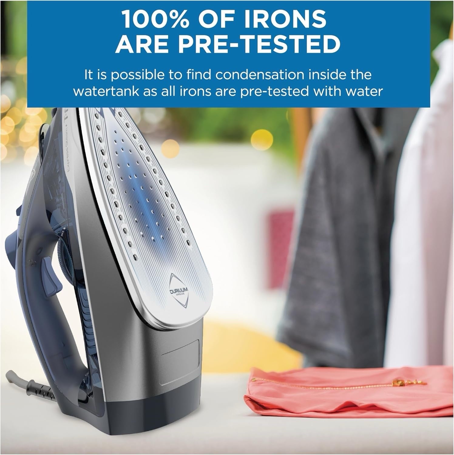 Tefal Express Steam, Steam Iron, 190 g/min Steam Boost, 45 g/min Continuous